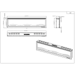 Royal Diamond sfeerhaard 127cm